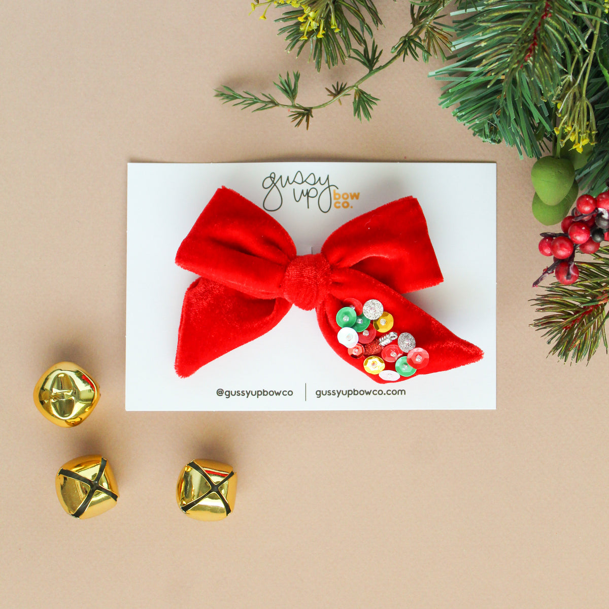 Deck the Halls Velvet Bow