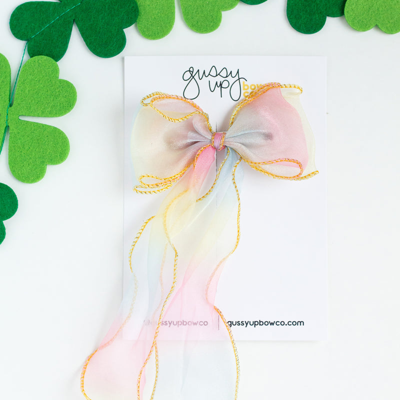 Golden Rainbow Fancy Bow