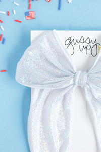 Silver Shimmer | Whimsy Bow