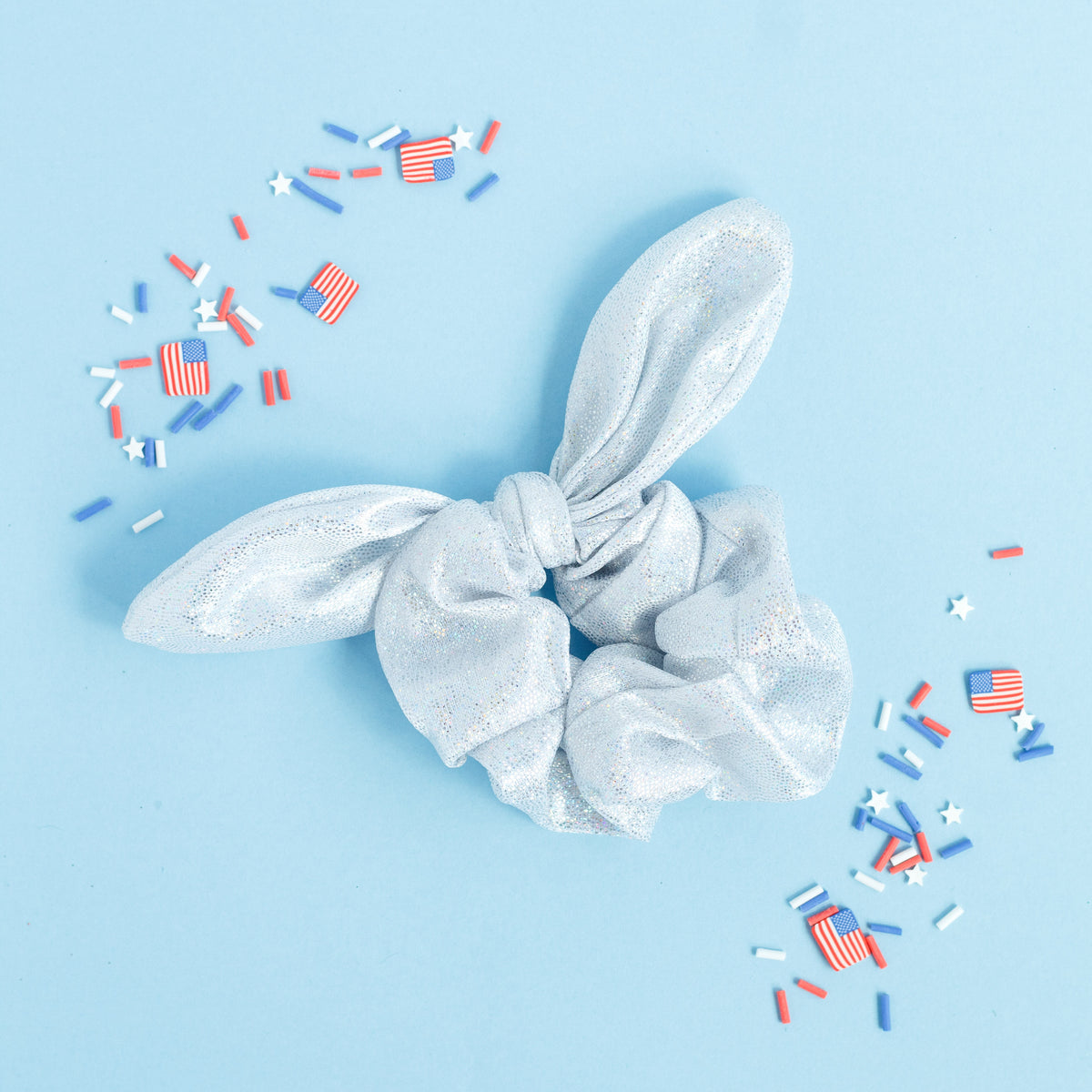 Silver Shimmer | Scrunchy