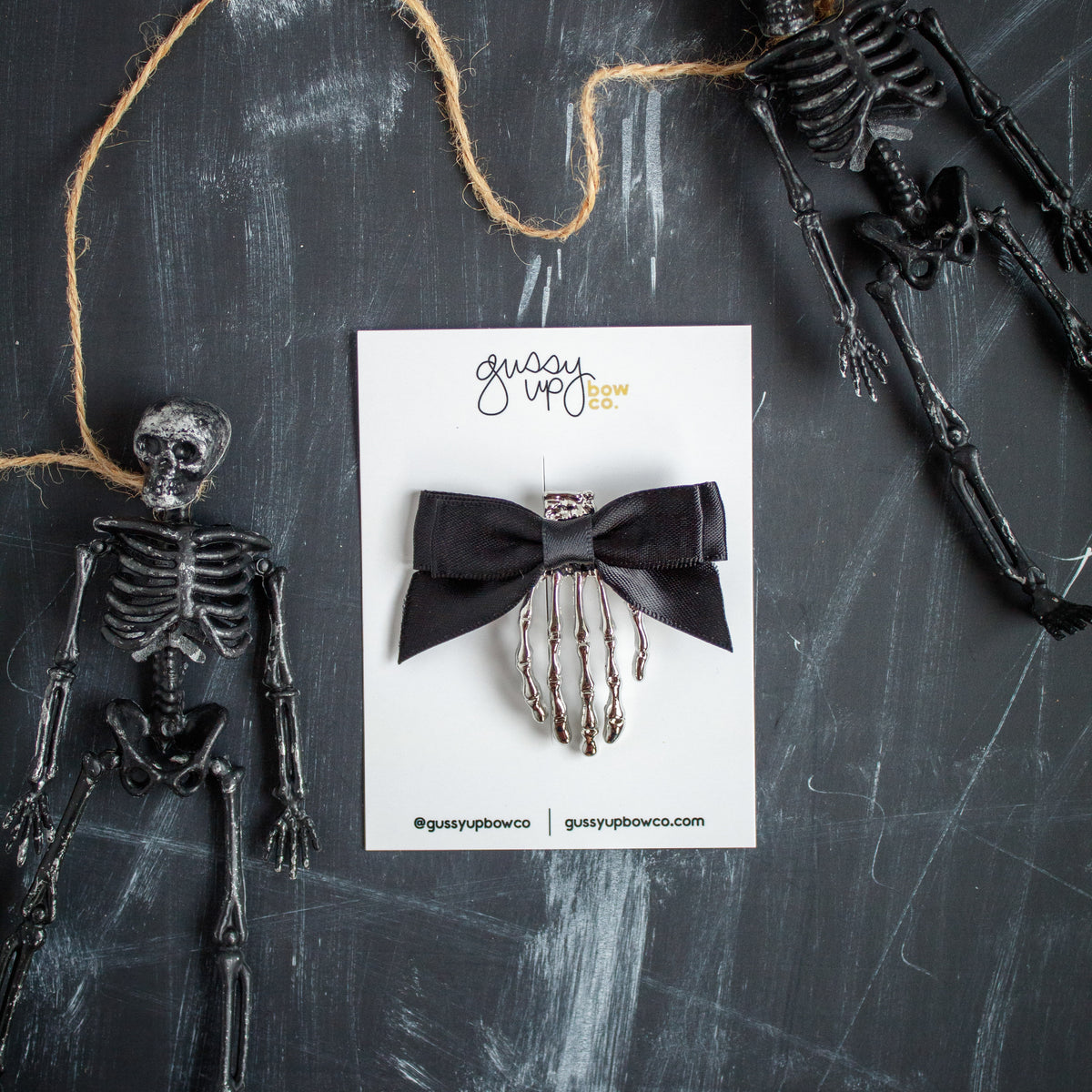 Bow Skeleton Clip | Halloween 24 Collection