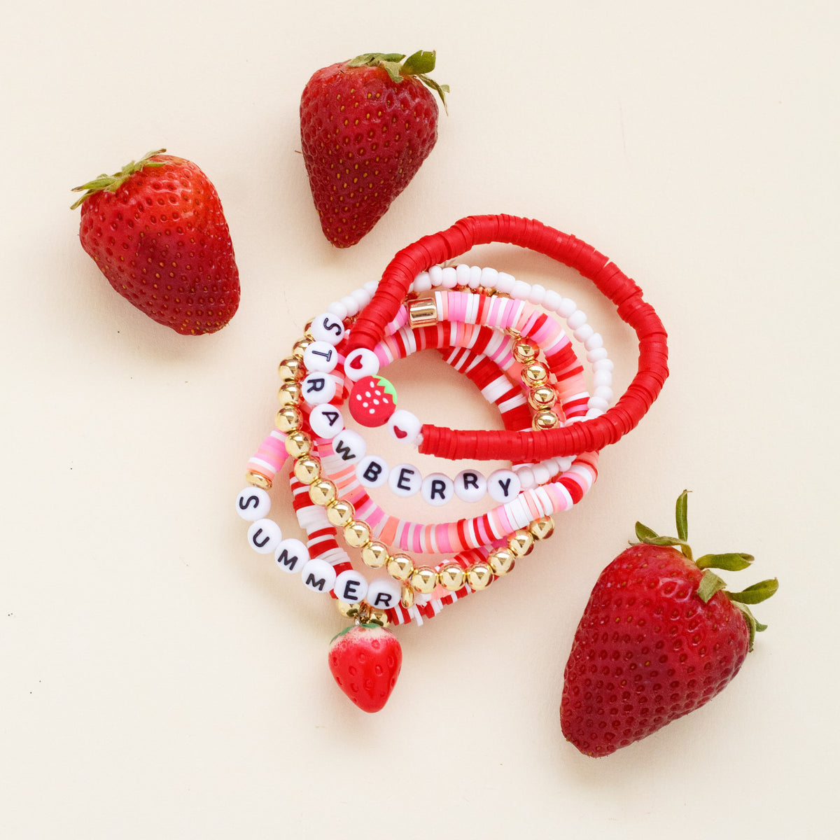 Strawberry Bracelet Bundle | Tutti Fruity Collection