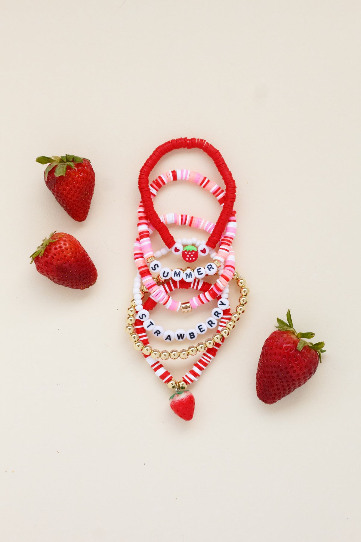 Strawberry Bracelet Bundle | Tutti Fruity Collection