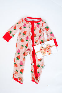 Strawberry Bamboo Pajamas