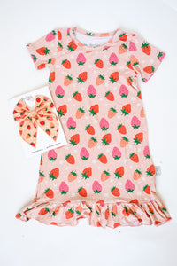 Strawberry Bamboo Nightgown