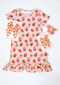 Strawberry Bamboo Nightgown