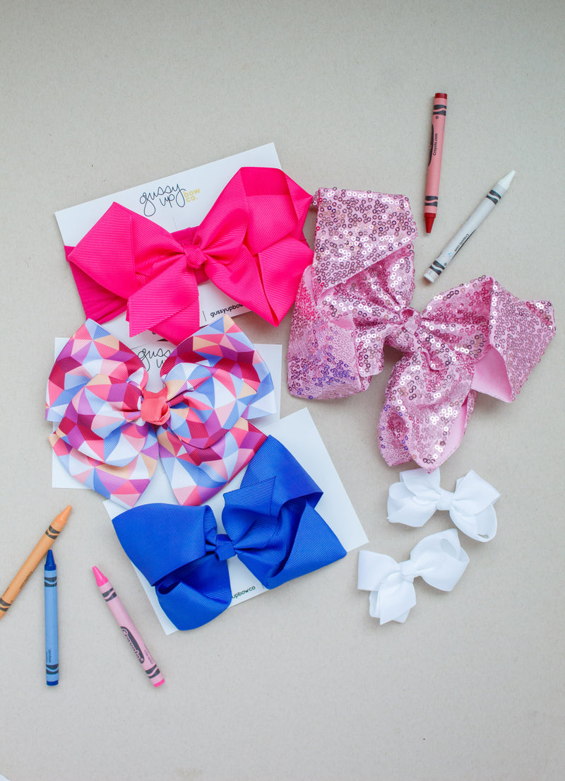 Bright Pink Glam Bow | Back to School 24 Collection