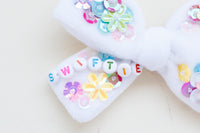 Swiftie Velvet | Sequin Bow