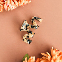 Leopard Wavy Claw Clip