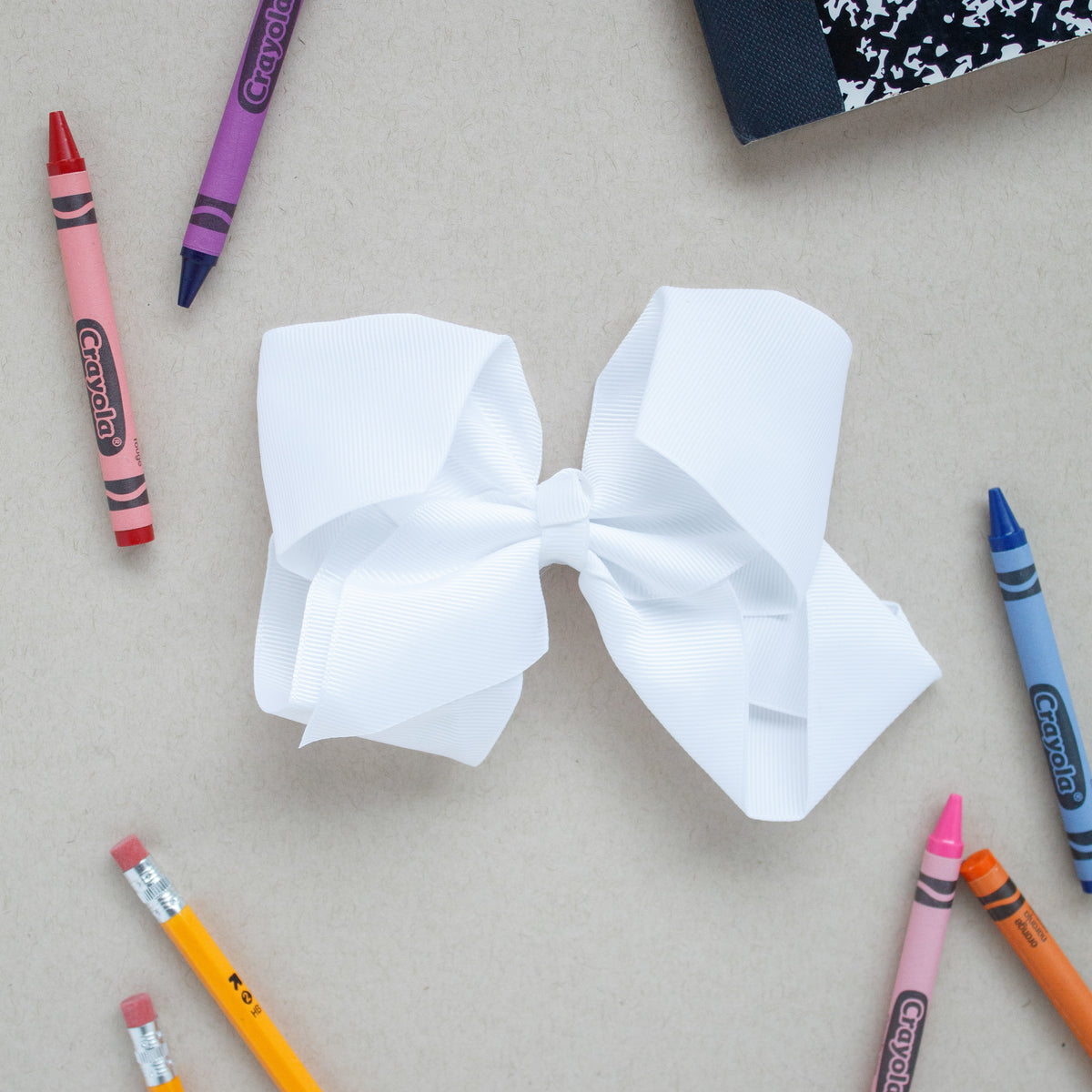 White Glam Bow | Back to School 24 Collection