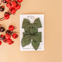 Balsam Shimmer Whimsy Pigtail Set | Christmas 24 Collection