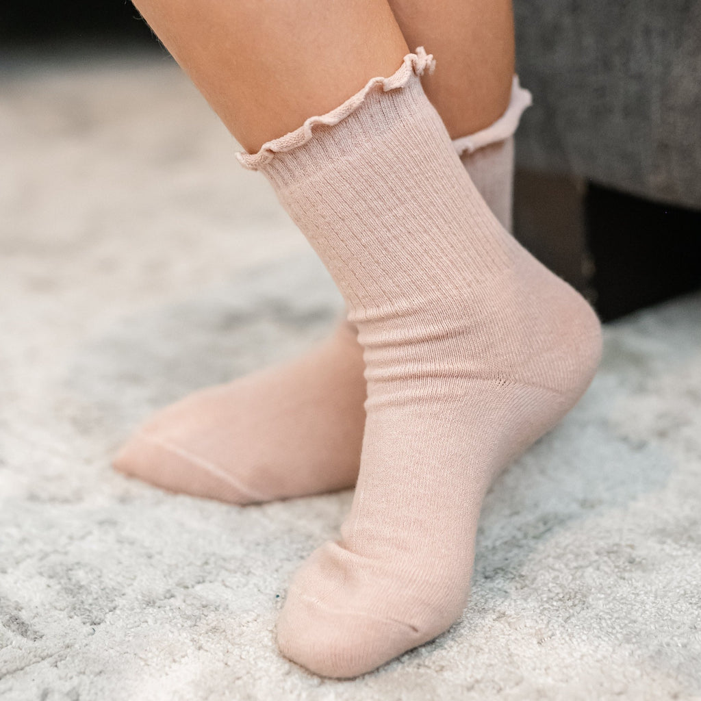 Pink Ruffle | Socks