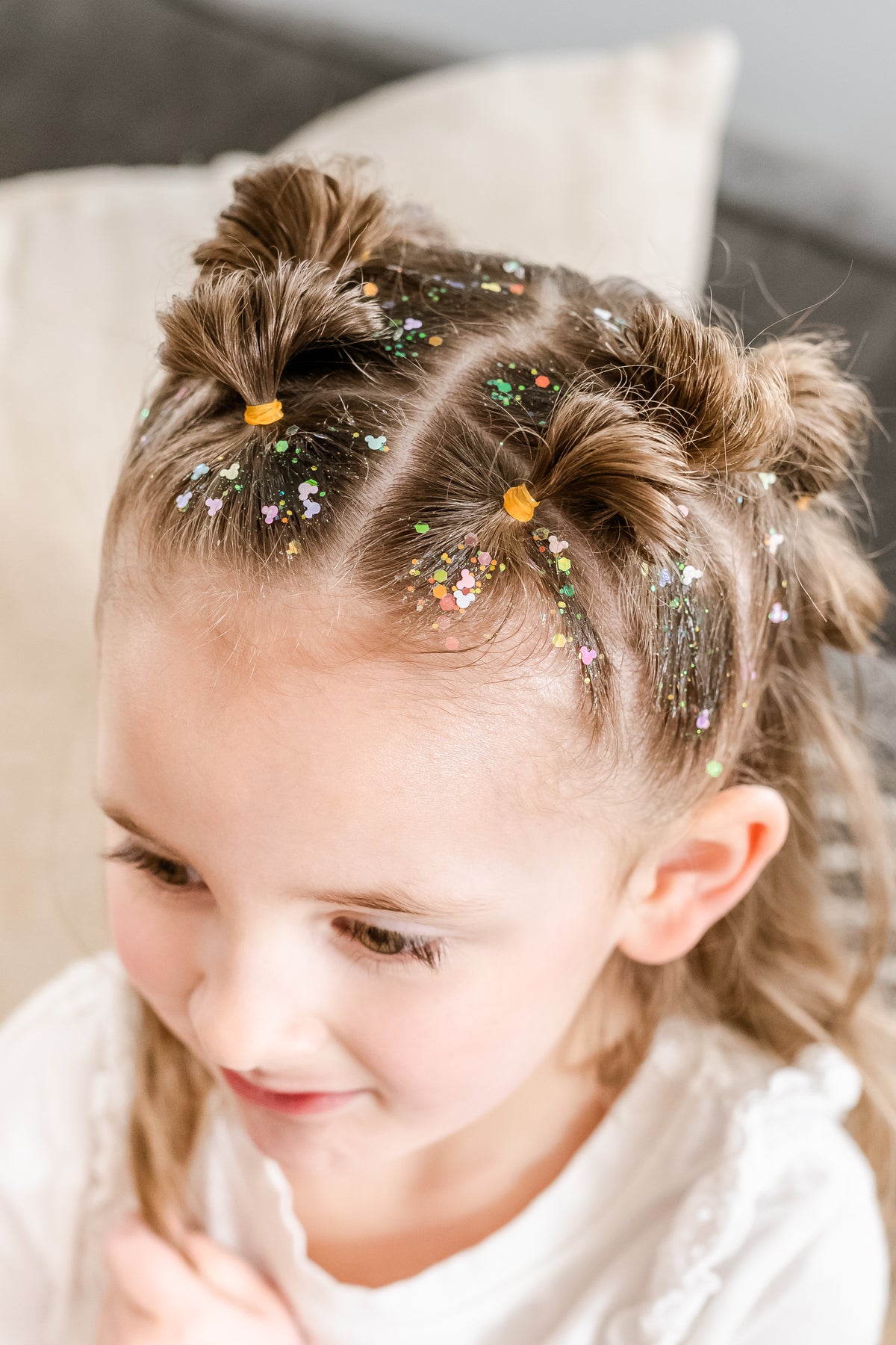 Pink Mouse Hair Glitter | Happiest Place Collection