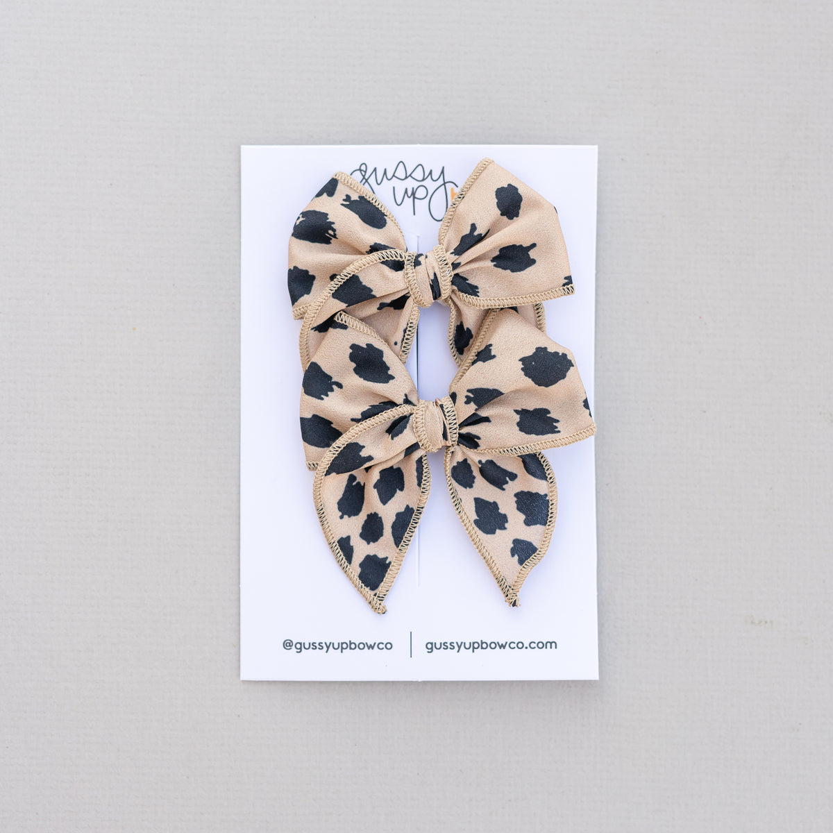 Leopard Whimsy Pigtail Set | School is Cool Collection