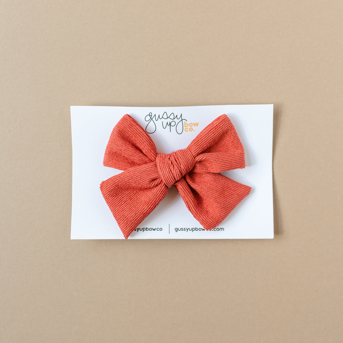 Poppy Corduroy | Classic Bow