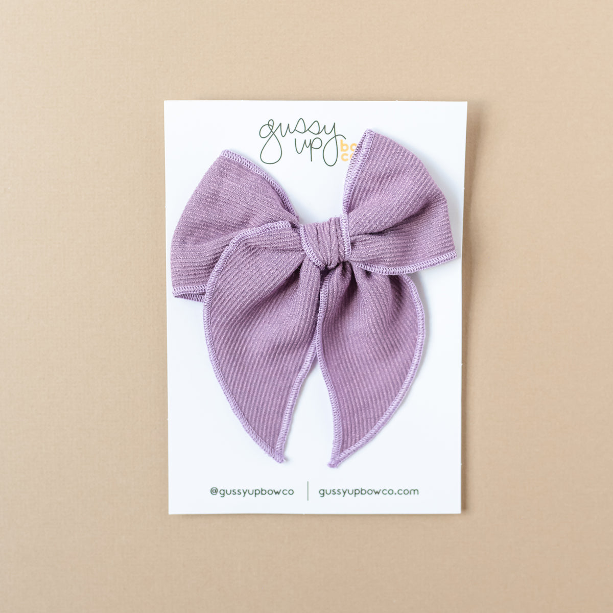 Lavender Corduroy | Whimsy Bow