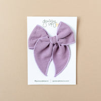 Lavender Corduroy | Whimsy Bow