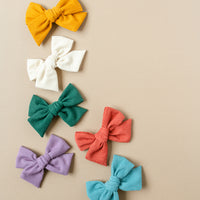 Poppy Corduroy | Classic Bow