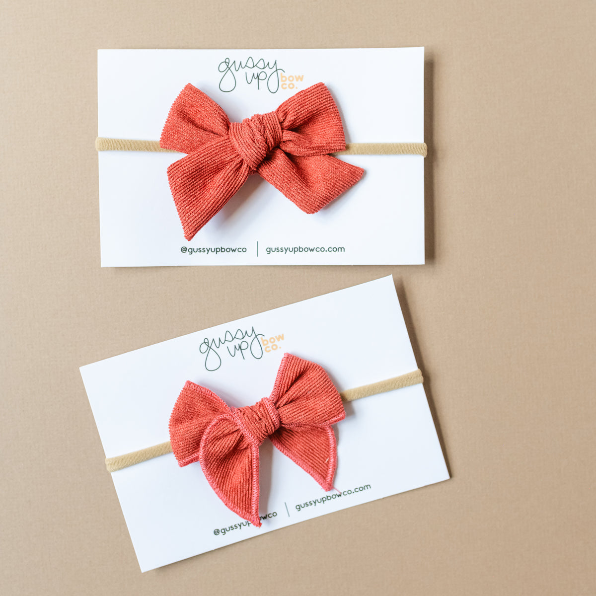 Poppy Corduroy | Classic Bow