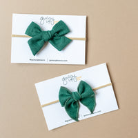 Evergreen Corduroy | Whimsy Bow