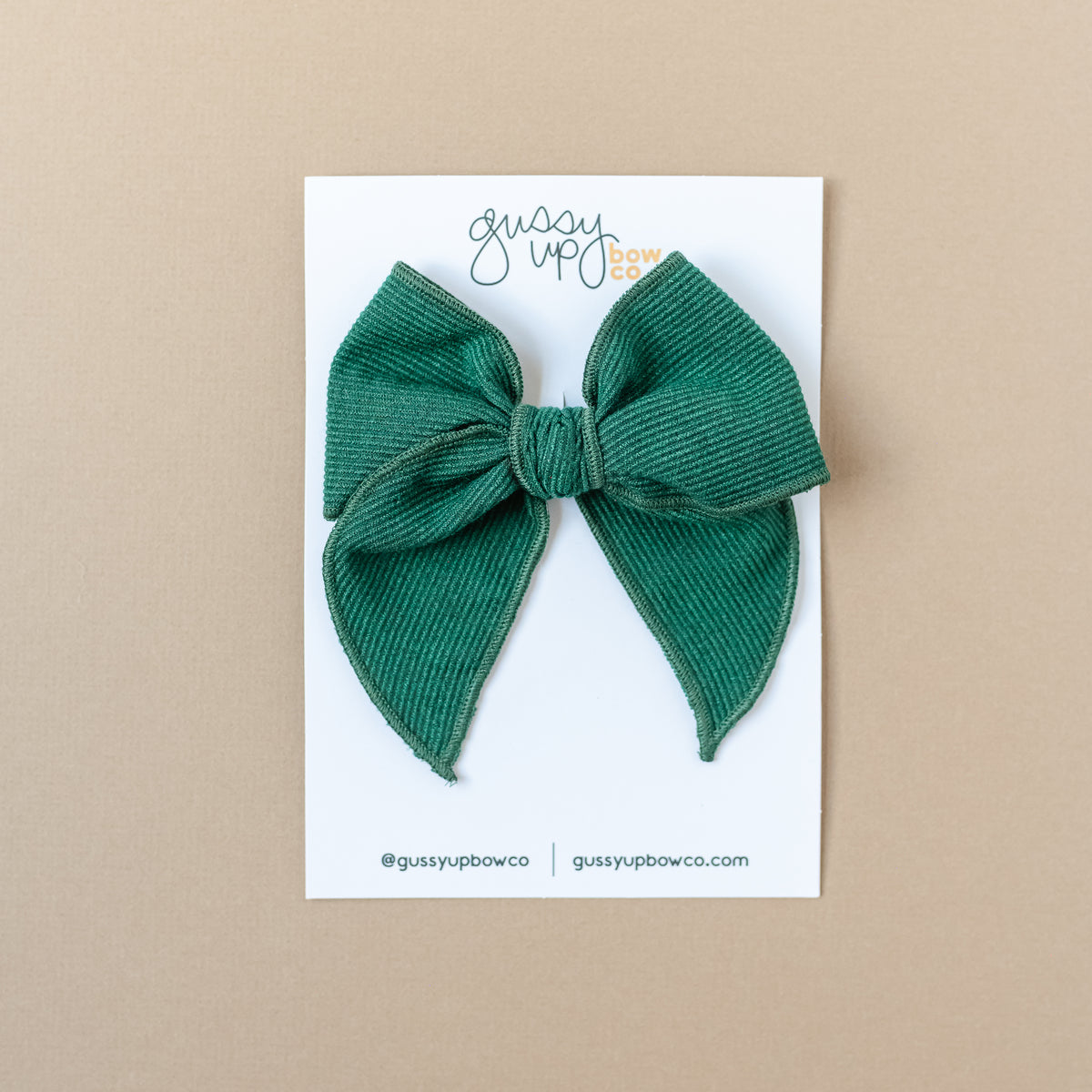 Evergreen Corduroy | Whimsy Bow