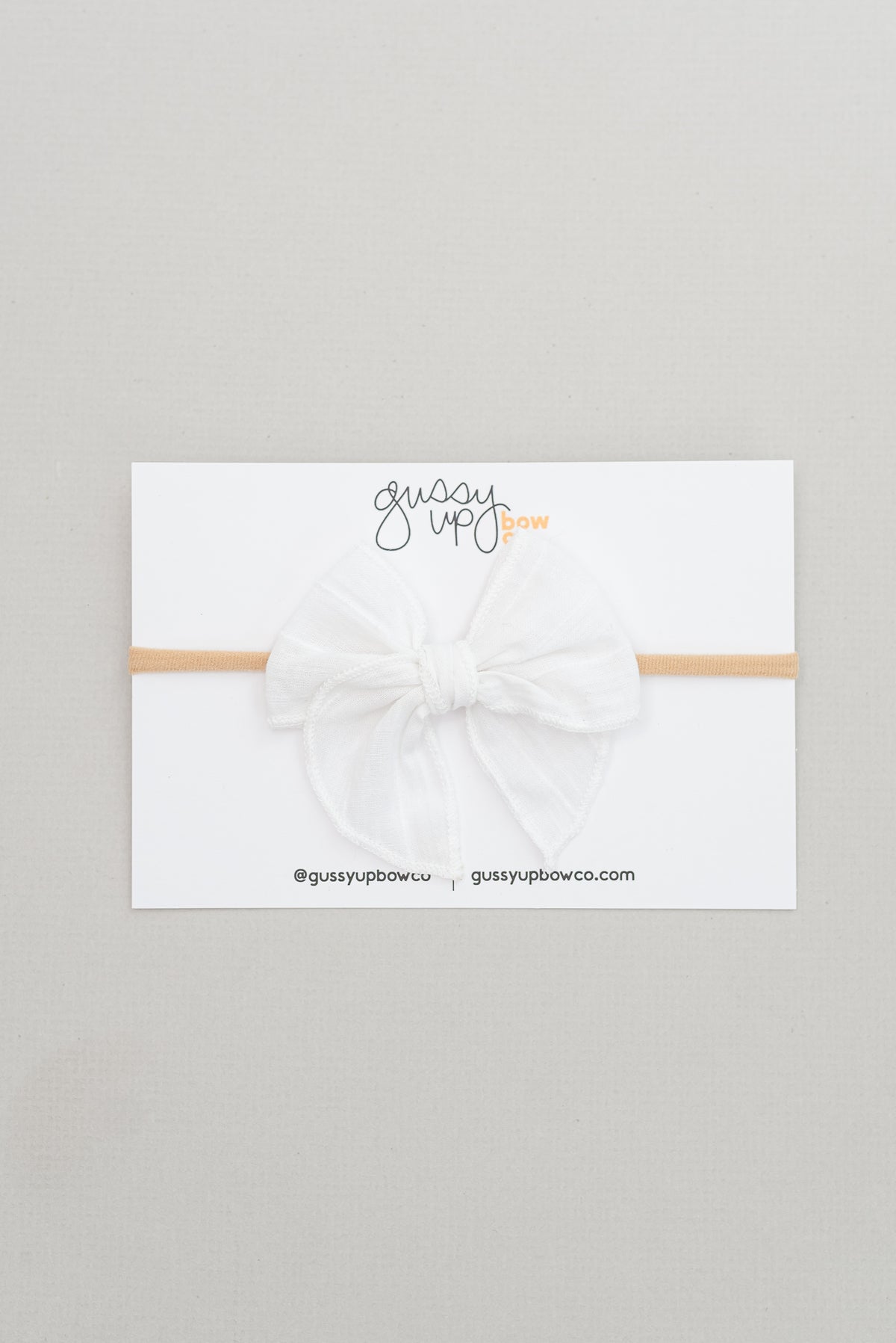 White | Whimsy Bow