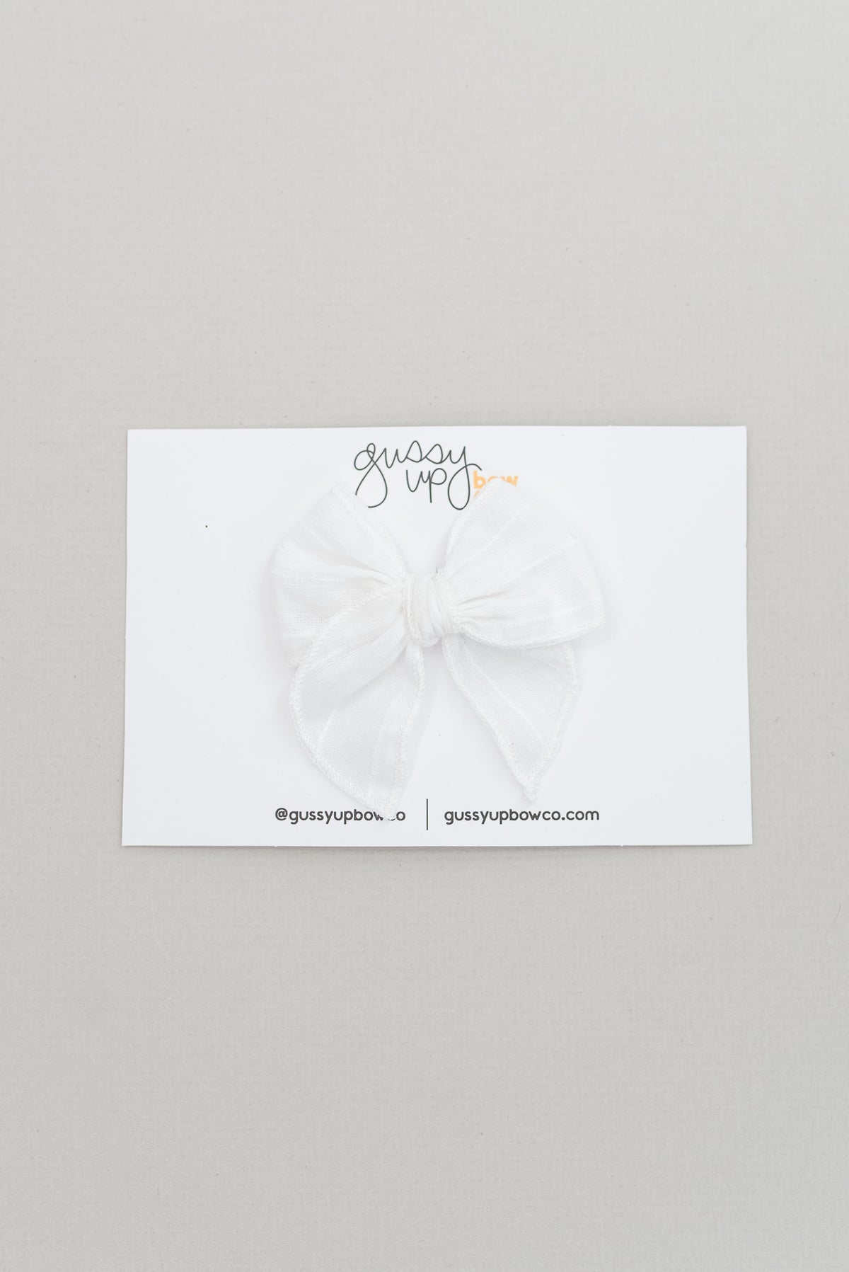 White | Whimsy Bow