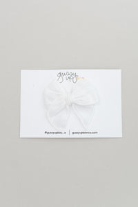 White | Whimsy Bow