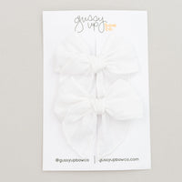 White Whimsy Pigtail Set