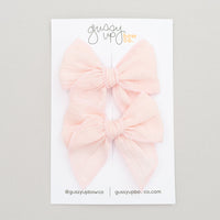 Baby Pink Whimsy Pigtail Set