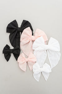 White | Whimsy Bow