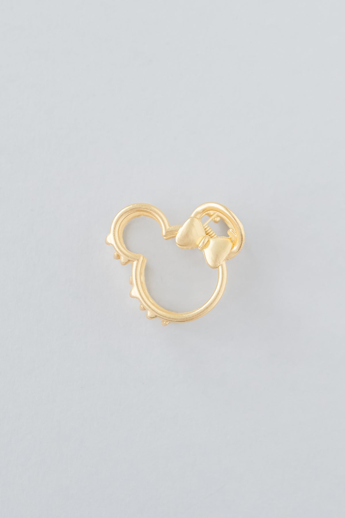 Large Gold Minnie Claw Clip | Happiest Place Collection