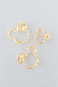 Large Gold Minnie Claw Clip | Happiest Place Collection