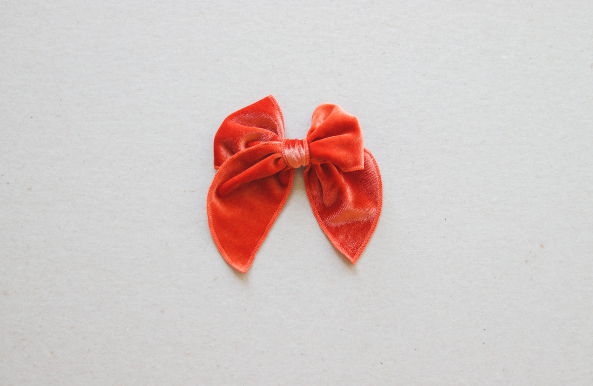 Pumpkin Velvet | Whimsy Bow