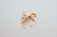 Ivory Velvet | Whimsy Bow