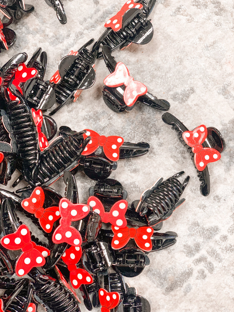 Black Minnie Claw Clip | Happiest Place Collection